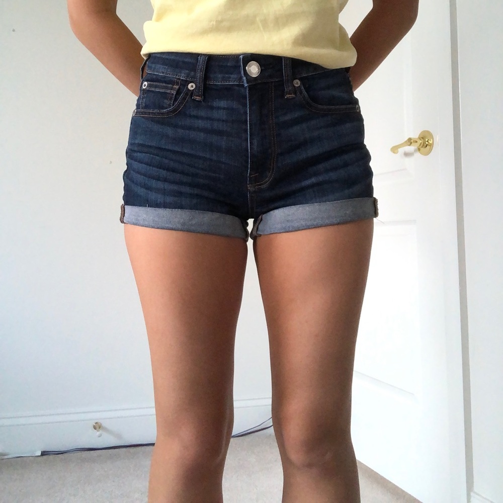 American Eagle High Waisted Denim Shorts